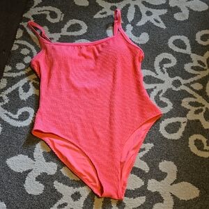 Aerie Pink One Piece Swimsuit with Spaghetti Straps